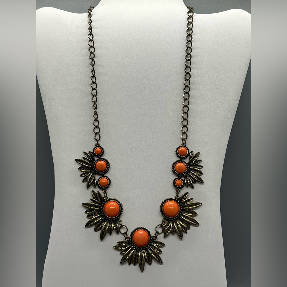 Orange Capri Necklace